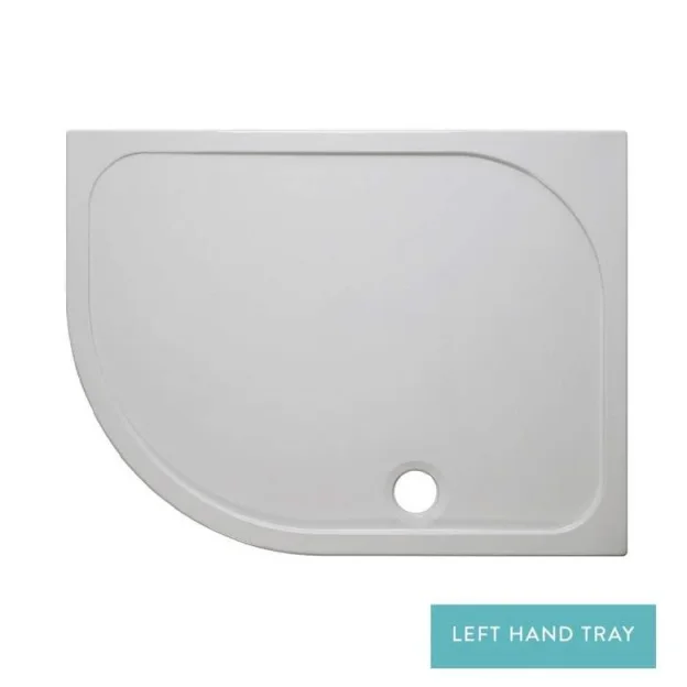 Crosswater Offset Quadrant Shower Tray 800x1000 Lh 45mm product image - Image 1