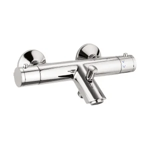 Crosswater Exposed Kai Thermostatic Bath Shower Mixer Chrome