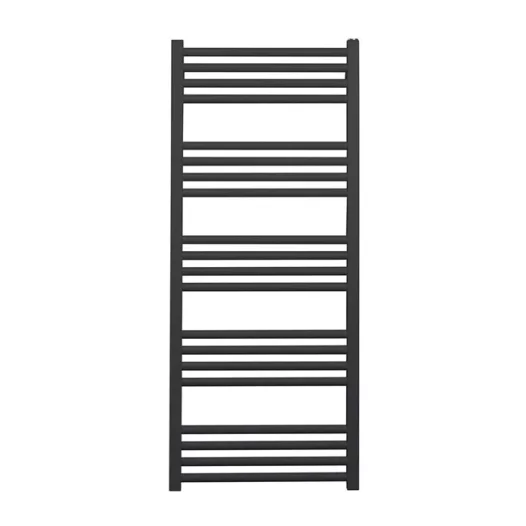 Crosswater Mpro Towel Warmer 480x1140 Matt Black product image - Image 1