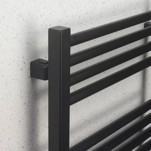 Crosswater Mpro Towel Warmer 480x1140 Matt Black detail view - Image 7