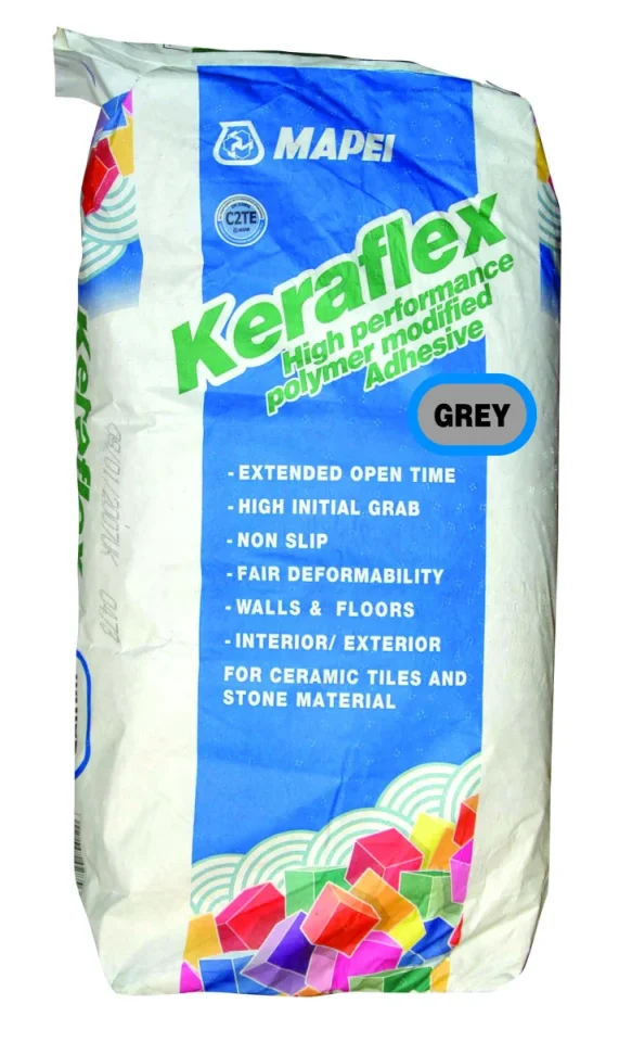 Mapei Keraflex Grey Single Part Flexible Adhesive 20kg product image - Image 1