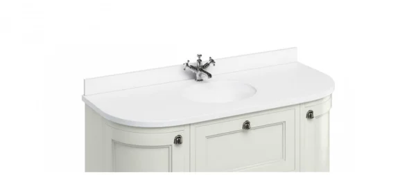 Burlington White Minerva 1340 Top With Vanity Bowl