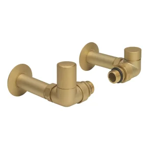 Crosswater Mpro Angled Rad Valve Brush Brass