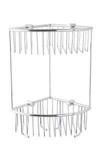 Eastbrook Double Corner Basket Chrome