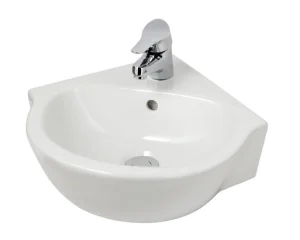Eastbrook Corner Basin 450mm 1th White