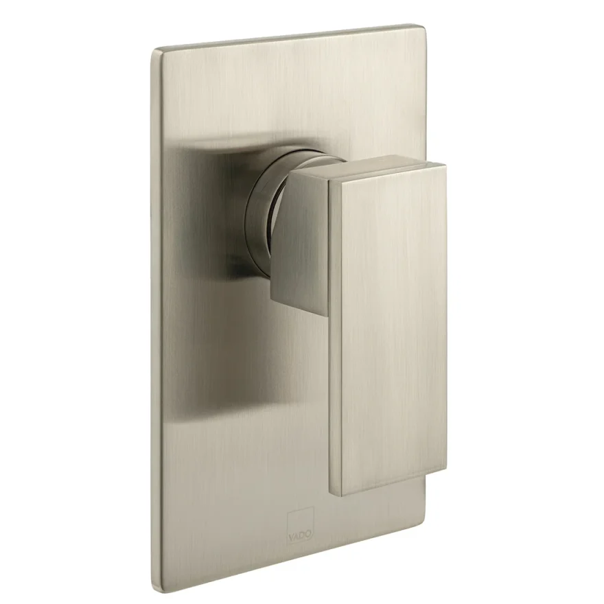 Vado Individual Notion 1 Outlet Concealed Single Lever Manual Valve Brushed Nickel product image - Image 1