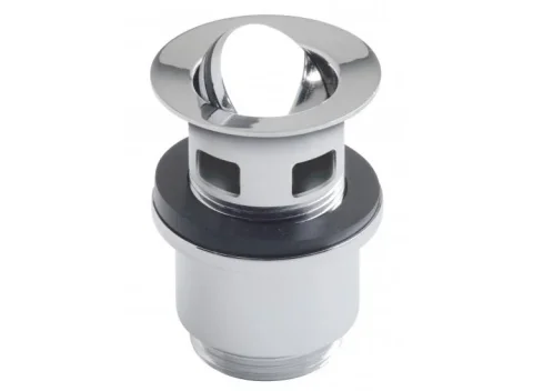 Vado Axces Slotted Captive Basin Waste 1.1/4" Chrome detail view - Image 2
