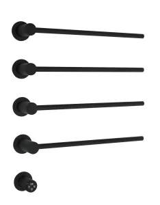 Just Taps Onyx Electric Towel Radiator 520 Matt Black