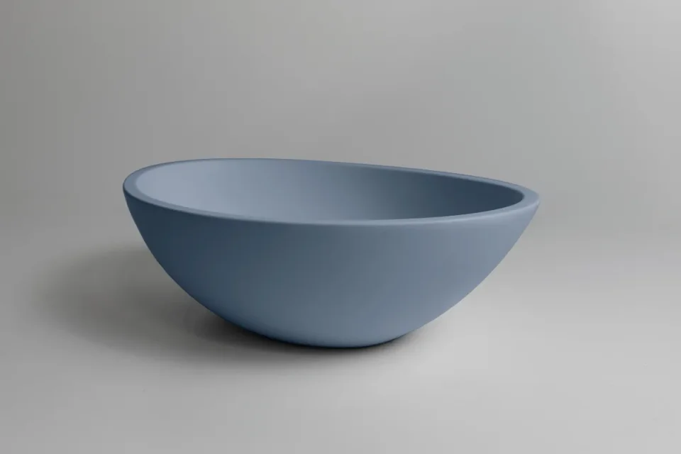 Bc Designs Tasse/gio Basin 575 X 145 Powder Blue detail view - Image 2