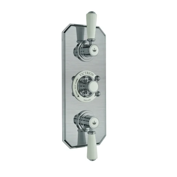 Bc Designs Victrion Triple 2-way Concealed Valve Brushed Chrome