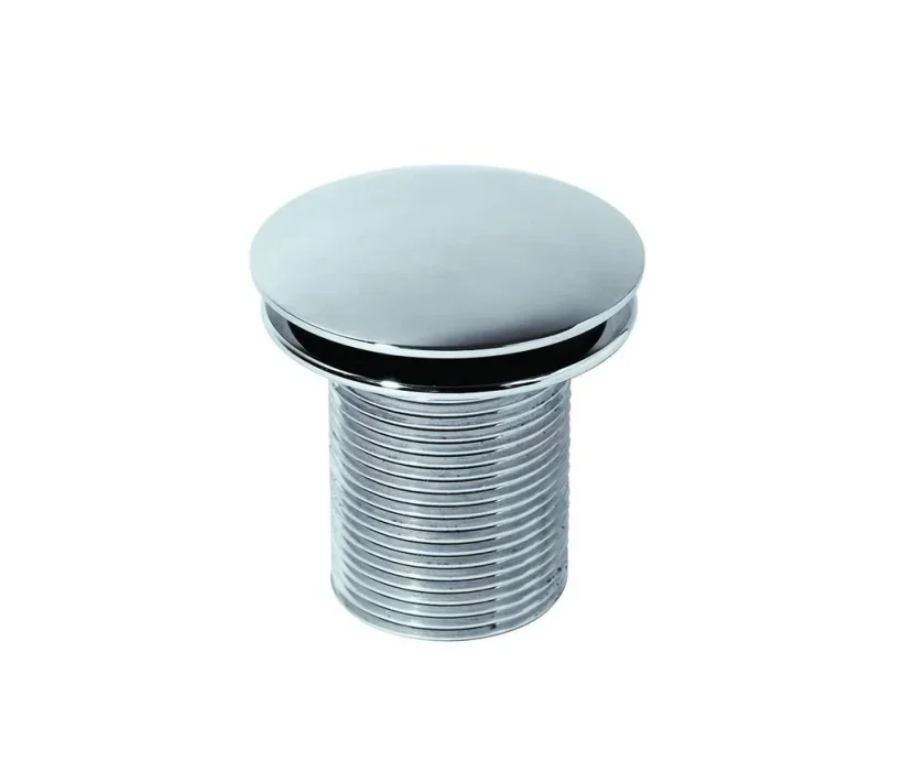 Just Taps Click Clack Basin Waste Unslotted Chrome product image - Image 1