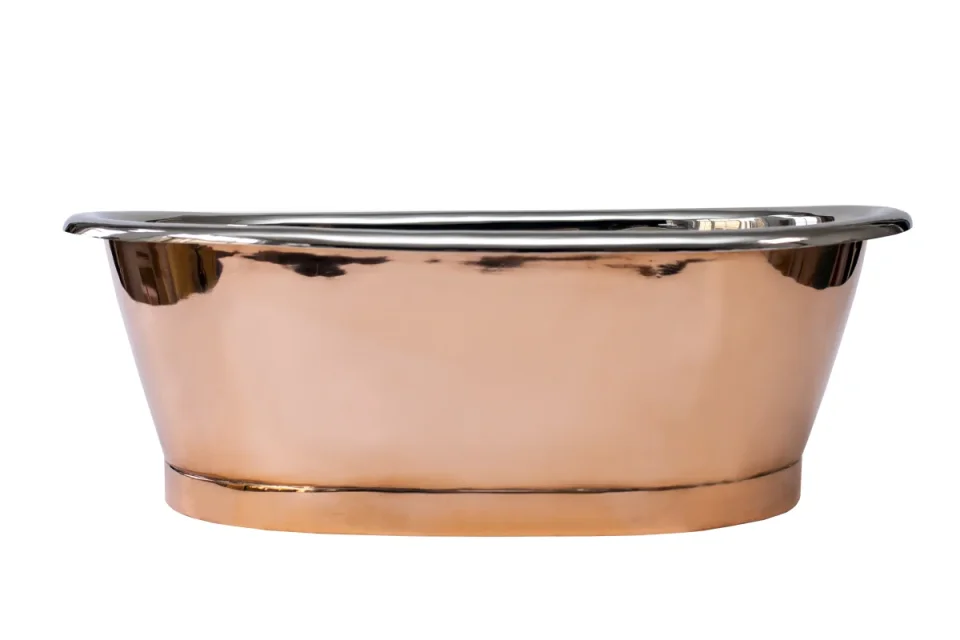 Bc Designs Copper Basin With Nickel Inner Copper/nickel detail view - Image 4