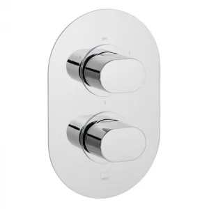 Vado Dx Life 3 Outlet 2 Handle Concealed Thermostatic Valve Chrome