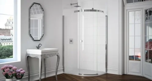 Merlyn 10 Series 1 Door Offset Quadrant Righthand 1200 X 800mm product image - Image 1