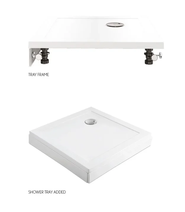 Crosswater Square/rectangular Quadrant Tray 9pc Leg Set product image - Image 1