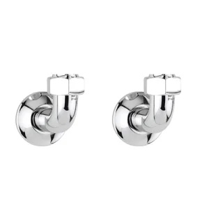 Crosswater Belgravia Wall Unions Chrome