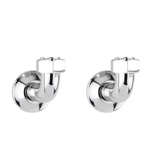 Crosswater Belgravia Wall Unions Chrome