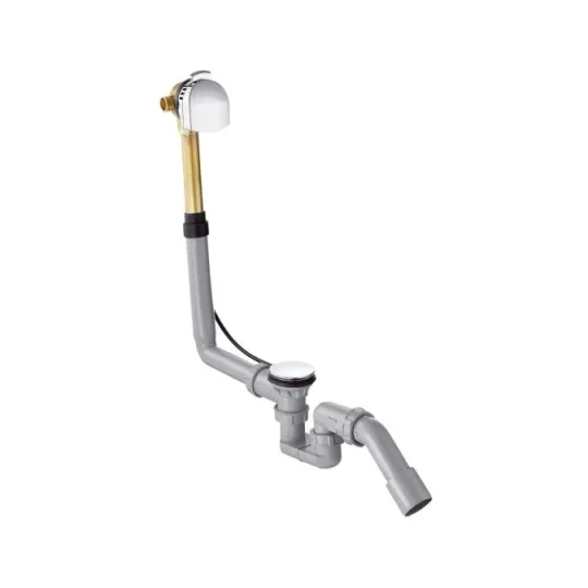 Hansgrohe Xx Exafill Bath Filler W.waste/overf.chr Chrome detail view - Image 2