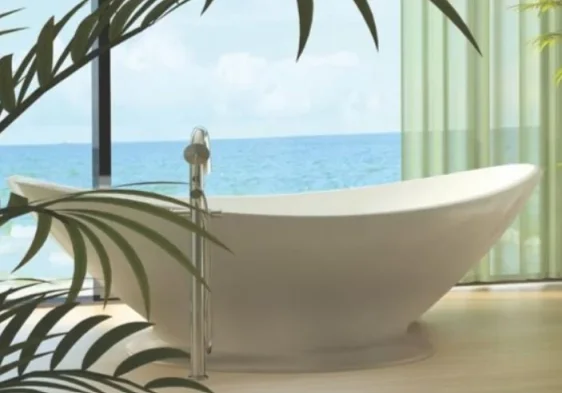 Bc Designs Plinth For Kurv Bath (white Only) White detail view - Image 2