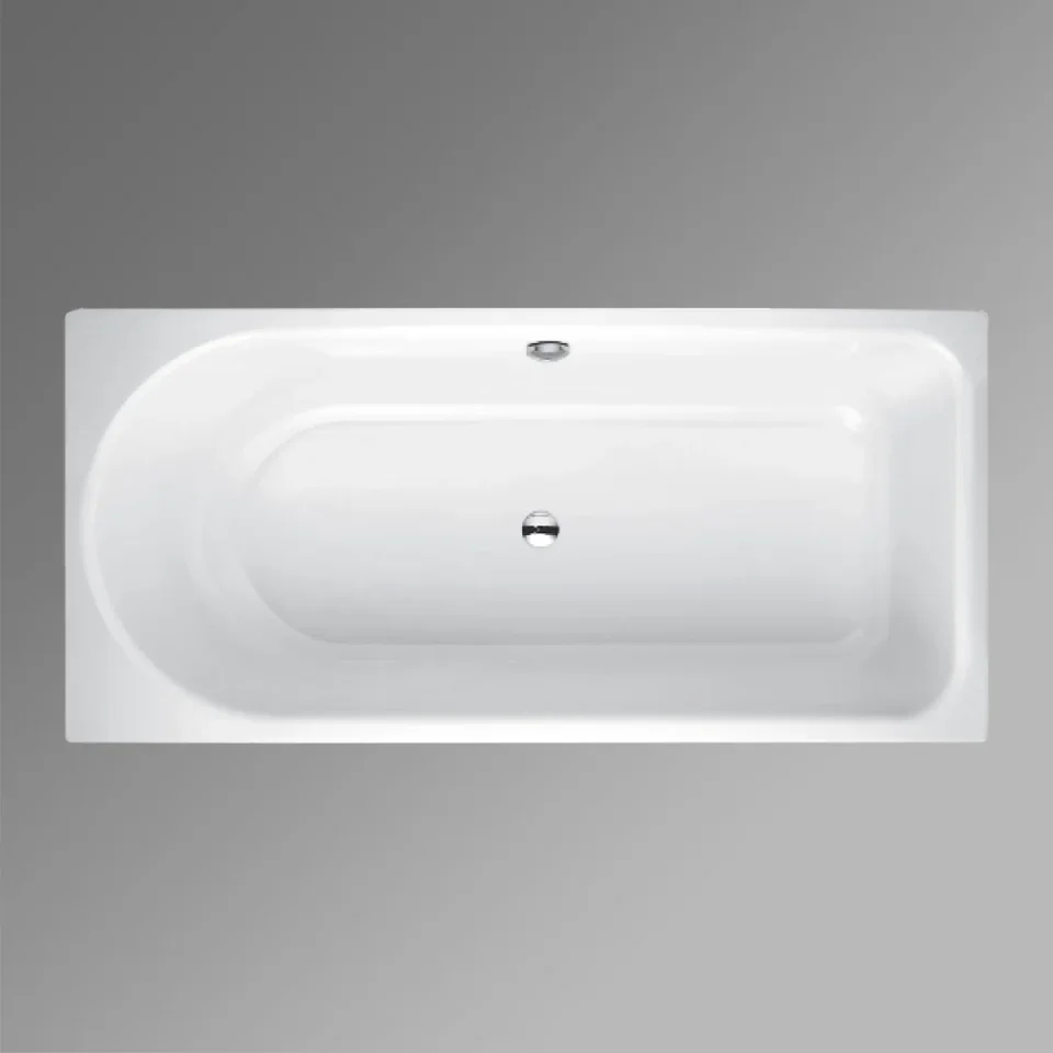 Bette Ocean 1700 800mm Foot End Rightoverflow Rear White product image - Image 1
