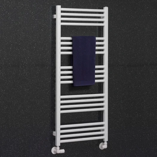 Crosswater Mpro Towel Warmer 480x1140 Matt White detail view - Image 4