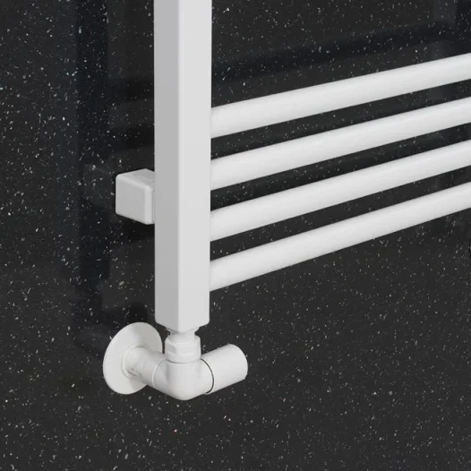 Crosswater Mpro Towel Warmer 480x1140 Matt White detail view - Image 5