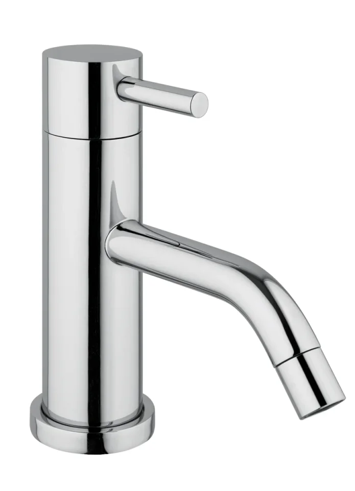 Just Taps Florence Round Single Lever Basin Mixer Without Pop Up Waste Chrome product image - Image 1