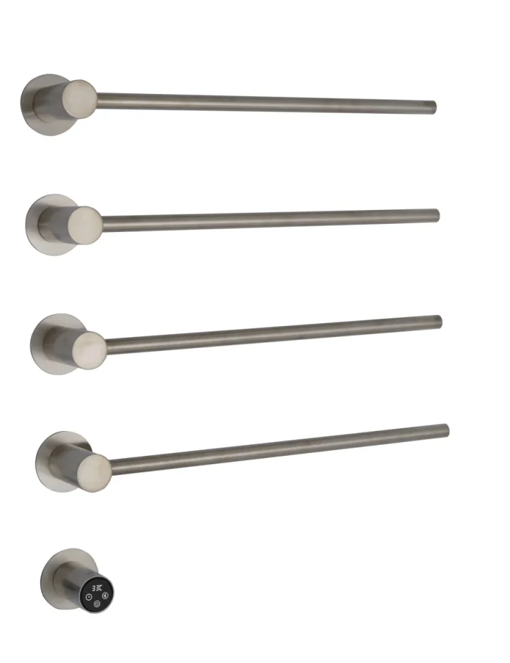 Just Taps Onyx Electric Towel Radiator 520 Inox product image - Image 1