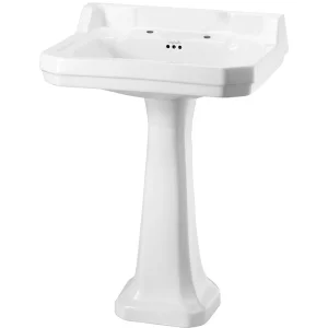 Burlington Edwardian 560 2TH Basin and Standard Pedestal