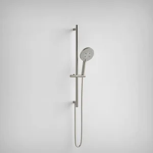 Ava Integrated Round Slide Rail Kit - Brushed Stainless Steel