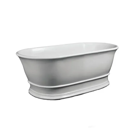 Bc Designs Bampton Bath 1555 X 740 (no Waste) Polished White detail view - Image 7