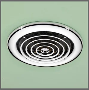 Hib Turbo Inline Fan, Chrome - Non Illuminated 14.5 X D1.5cm