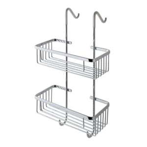 Eastbrook Rectangle Hanging Basket 275x125x510 Chrome