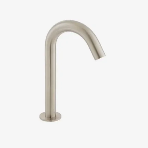 Vado Individual Infra-red Deck Mounted Spout Mono Basin Mixer Brushed Nickel product image - Image 1