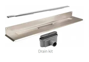 Unidrain 700mm Linear Drain (custom Solution Finish)