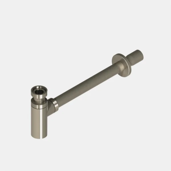 Abacus Designer Bottle Trap Round Brushed Nickel