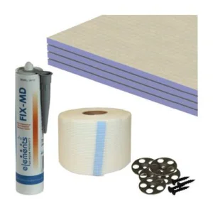 Abacus Economy 12mm Tile Backer Board Wall Kit 2.88m2