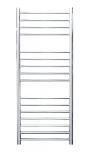 Jis Steyning 400 1000 X 400mm Radiator For Cylindrical Electric Only Heating Satin Stainless Steel