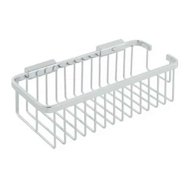 Vado Basket Large Rectangular Wall Mounted Chrome product image - Image 1