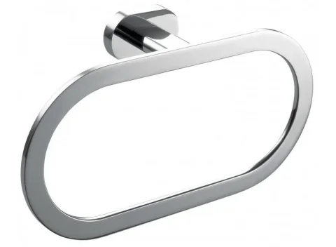 Vado Life Towel Ring Wall Mounted Chrome detail view - Image 2