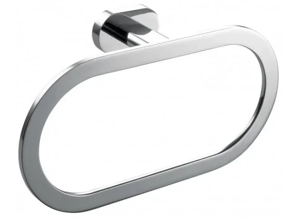 Vado Life Towel Ring Wall Mounted Chrome detail view - Image 2