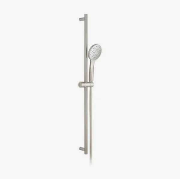 Vado Individual Single Function Slide Rail Shower Kit With Atmsphere Single Function Air-injection Handset Brushed Nickel
