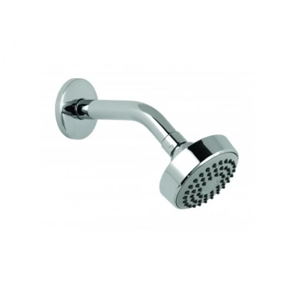 Vado Single Function Shower Head With Arm Chrome
