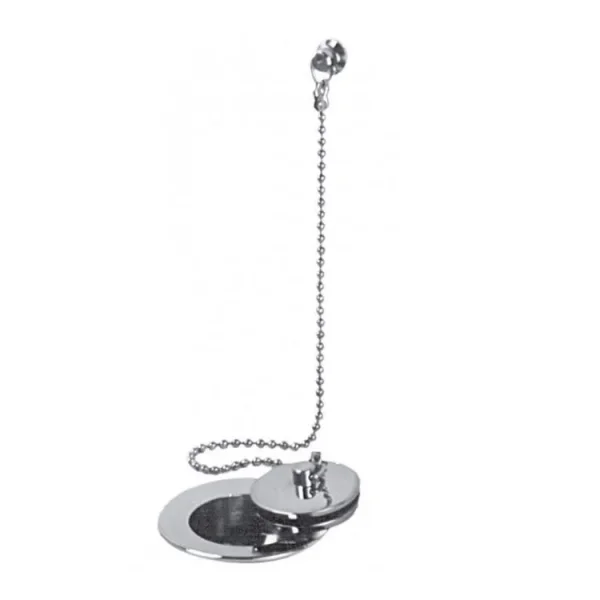 Vado Axces Basin Waste Metal Plug And Chain 1.1/4" Chrome product image - Image 1