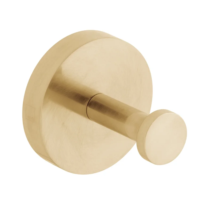 Vado Individual Spa Robe Hook Brushed Gold product image - Image 1