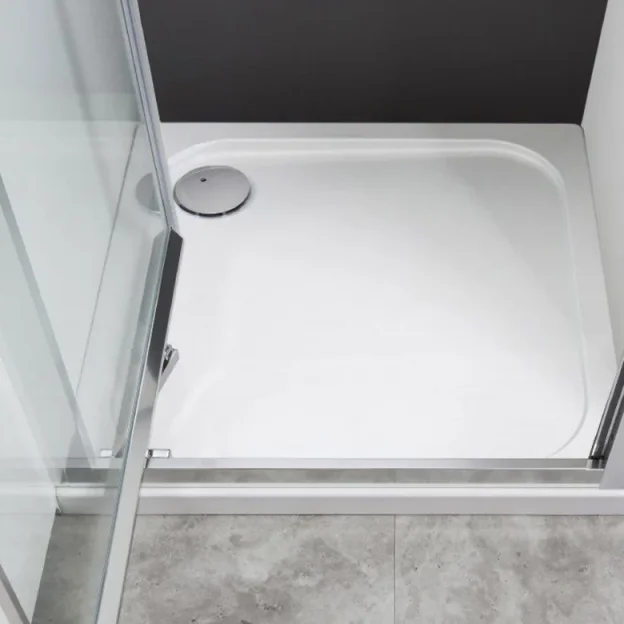 Crosswater Square Shower Tray 760 45mm detail view - Image 4