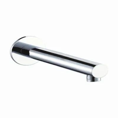 AVA Oval Wall Mounted Bath Spout Polished Chrome product image - Image 1