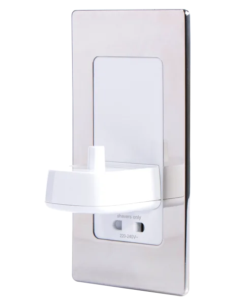 Proofvision Electric Toothbrush Charger W.shaver Polished Steel