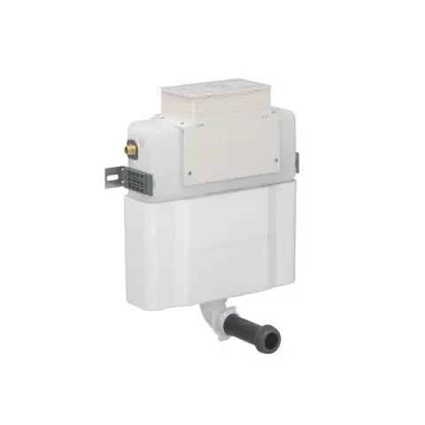 Crosswater 465 x 458mm Dual Flush Concealed Toilet Cistern detail view - Image 3