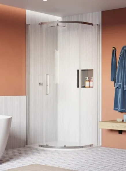 Crosswater Asura 8mm Quadrant Door 800 X 800 Polished Stainless product image - Image 1